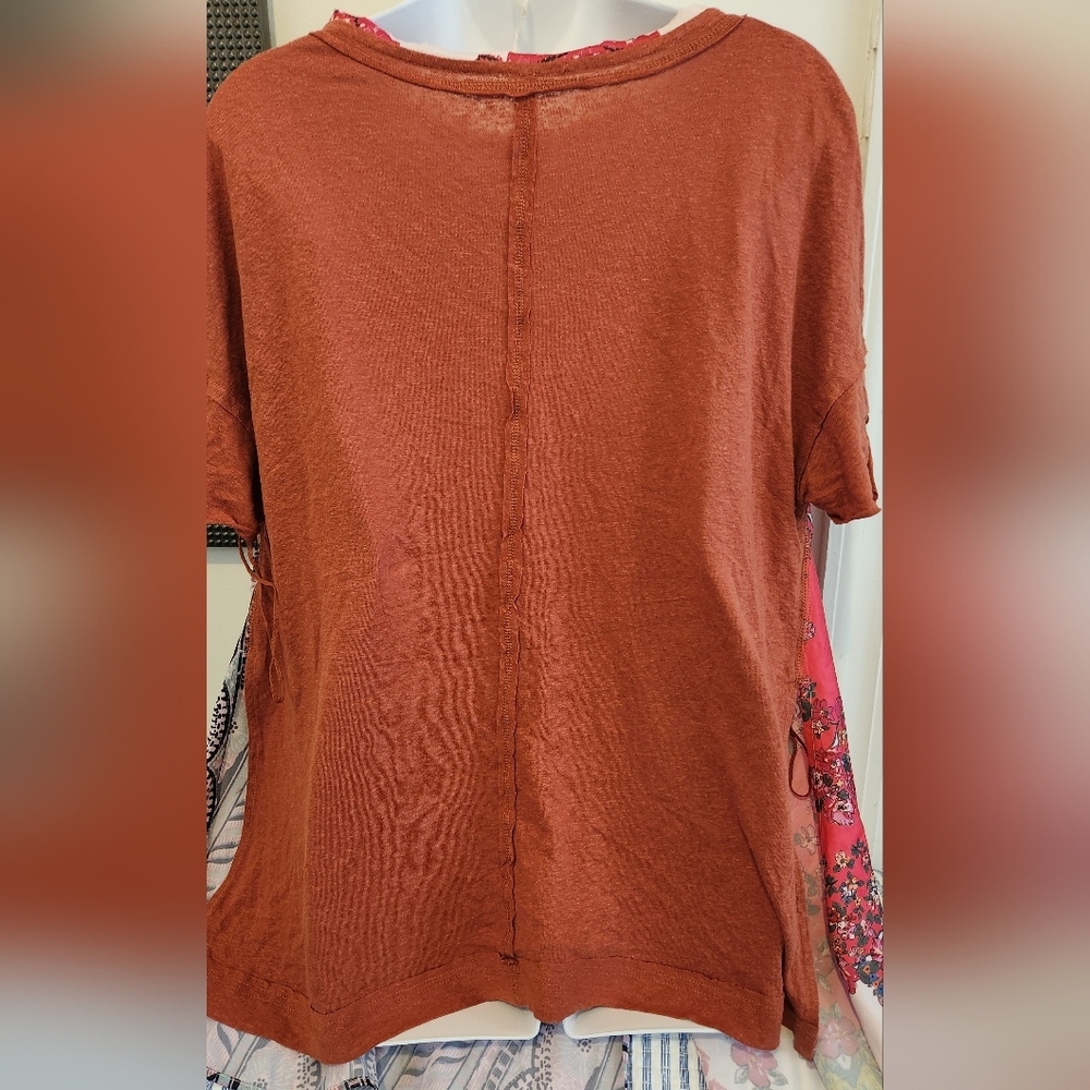 Sale❗️Free People Pick Your Scarf Maxi Tee Oversized Top - Picture 8 of 8